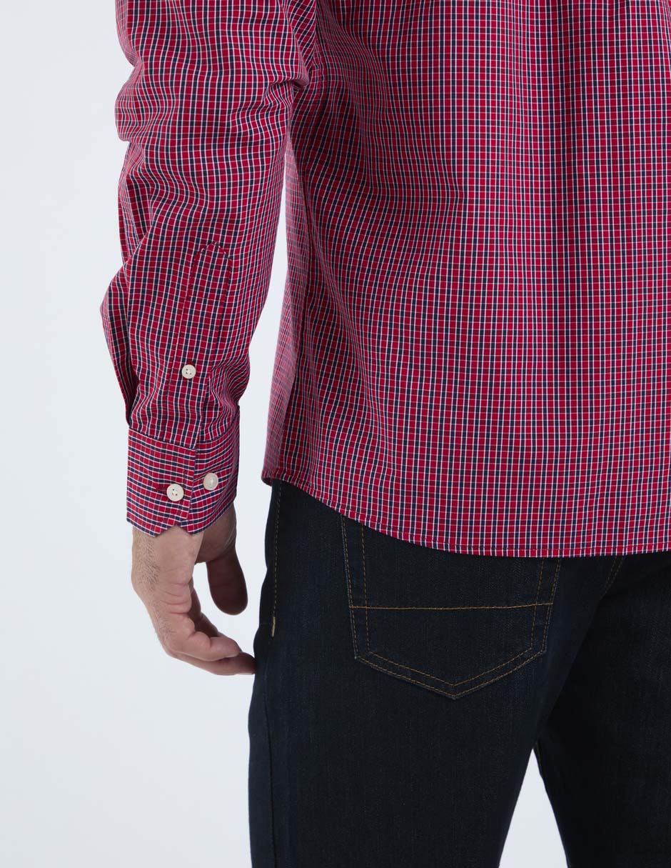 Camisa casual manga larga para hombre 2