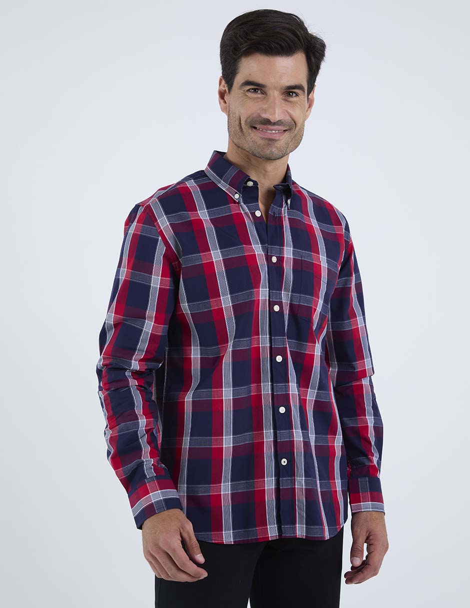 Camisa business casual manga larga para hombre Camisa business casual manga larga para hombre