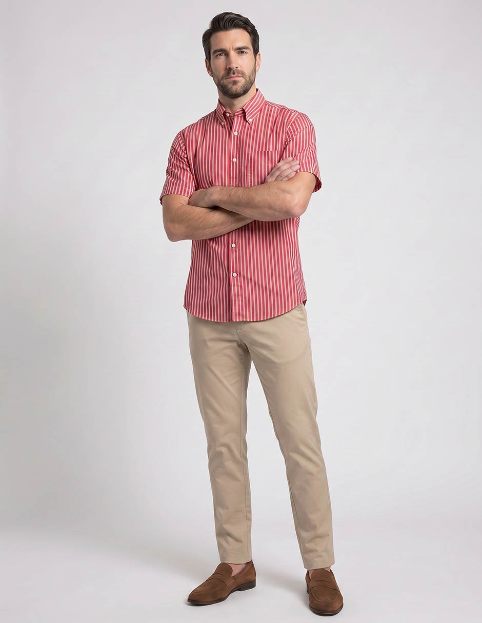 Camisa casual manga corta para hombre 2