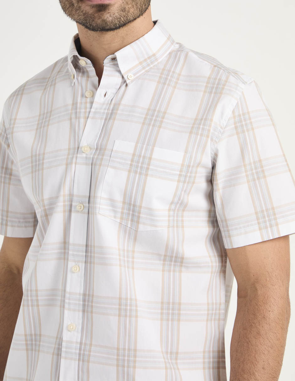 Camisa casual manga corta para hombre 3