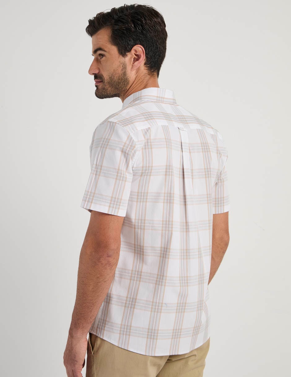 Camisa casual manga corta para hombre 6