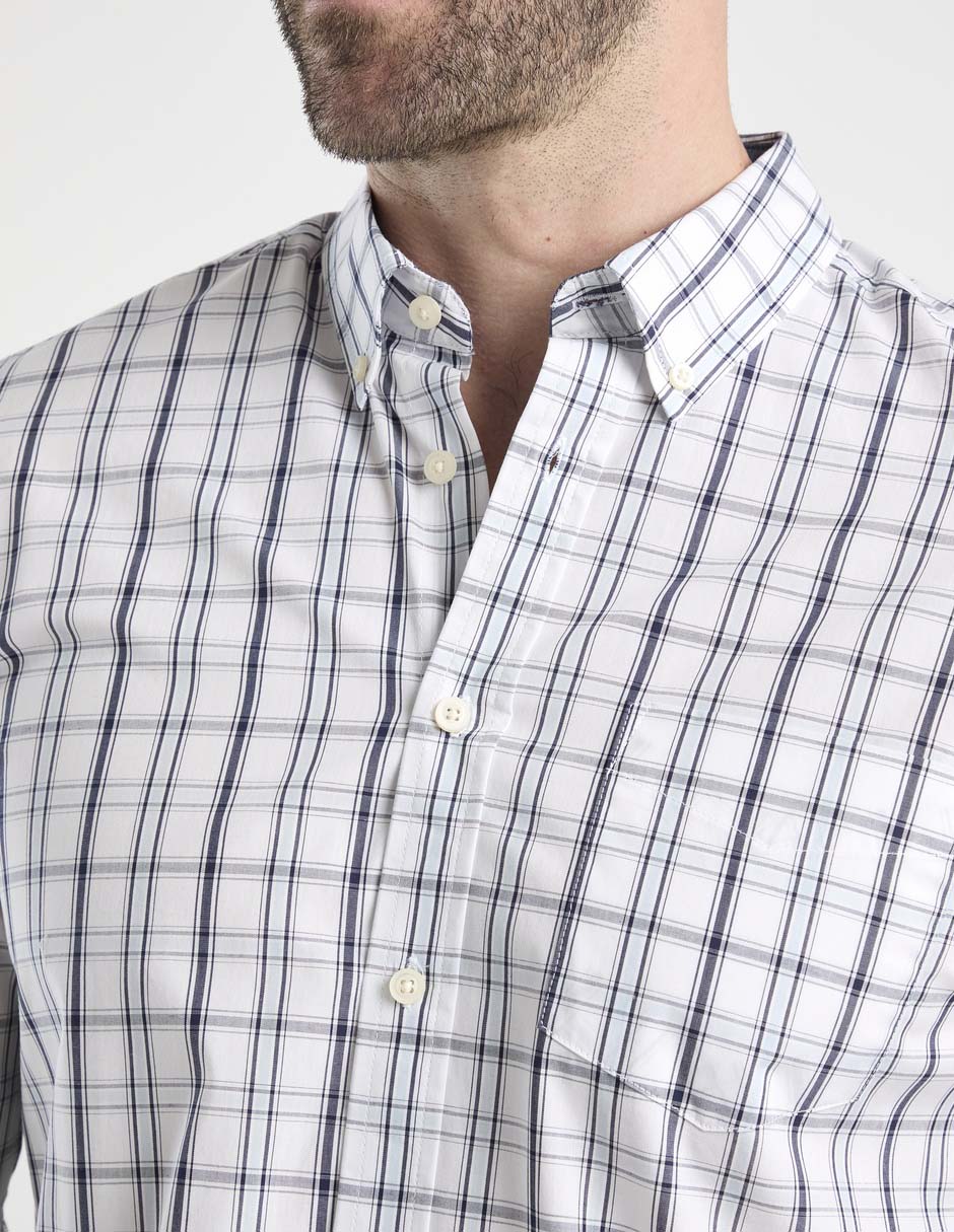 Camisa casual de algodón manga larga para hombre 3