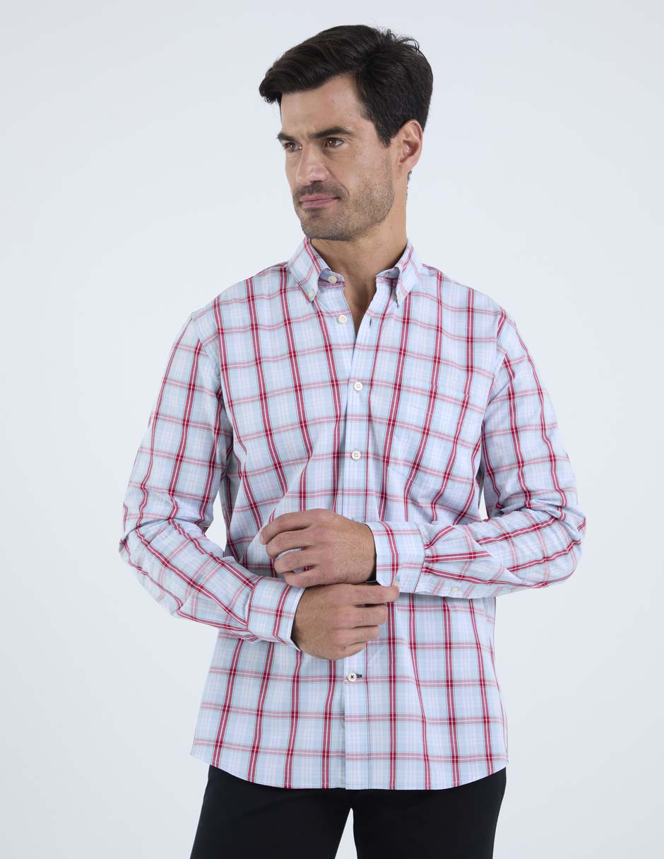 Camisa semiformal manga larga para hombre Camisa semiformal manga larga para hombre
