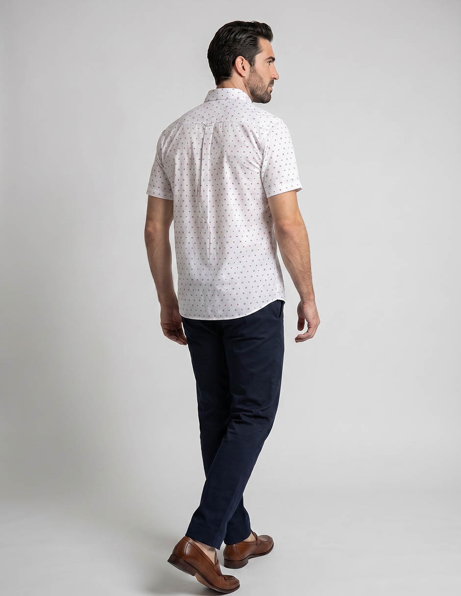 Camisa casual manga larga para hombre 5
