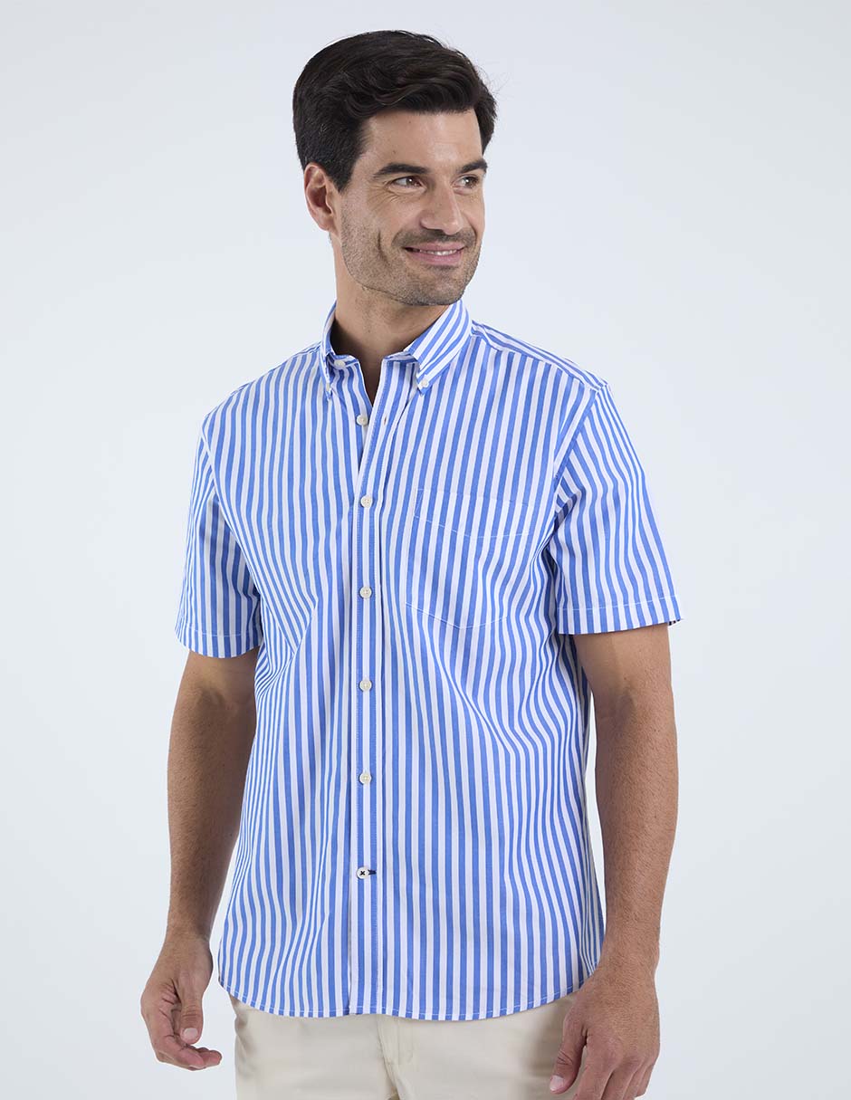 Camisa casual de algodón manga corta para hombre Camisa casual de algodón manga corta para hombre