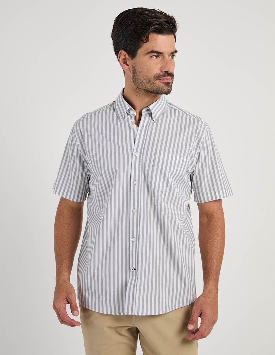 Camisa casual manga corta para hombre 5