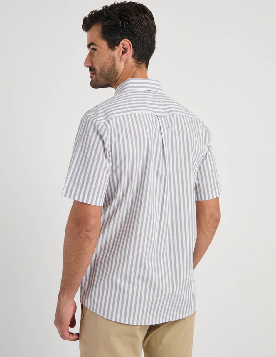 Camisa casual manga corta para hombre 6