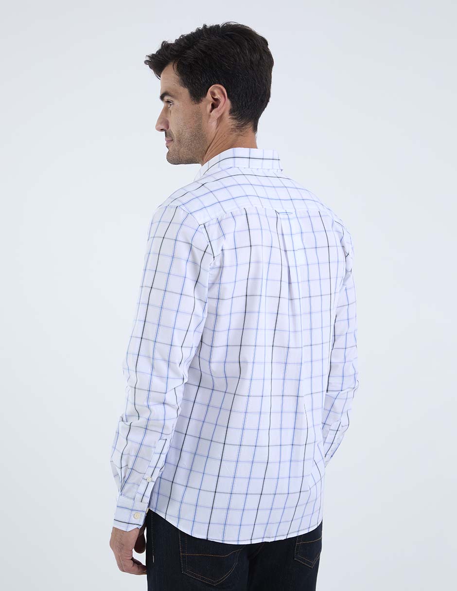 Camisa casual Weeknd de algodón manga larga para hombre 5