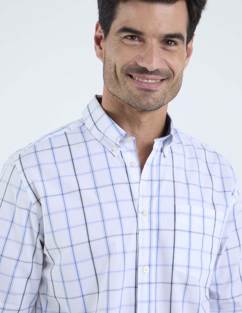 Camisa casual Weeknd de algodón manga larga para hombre 3
