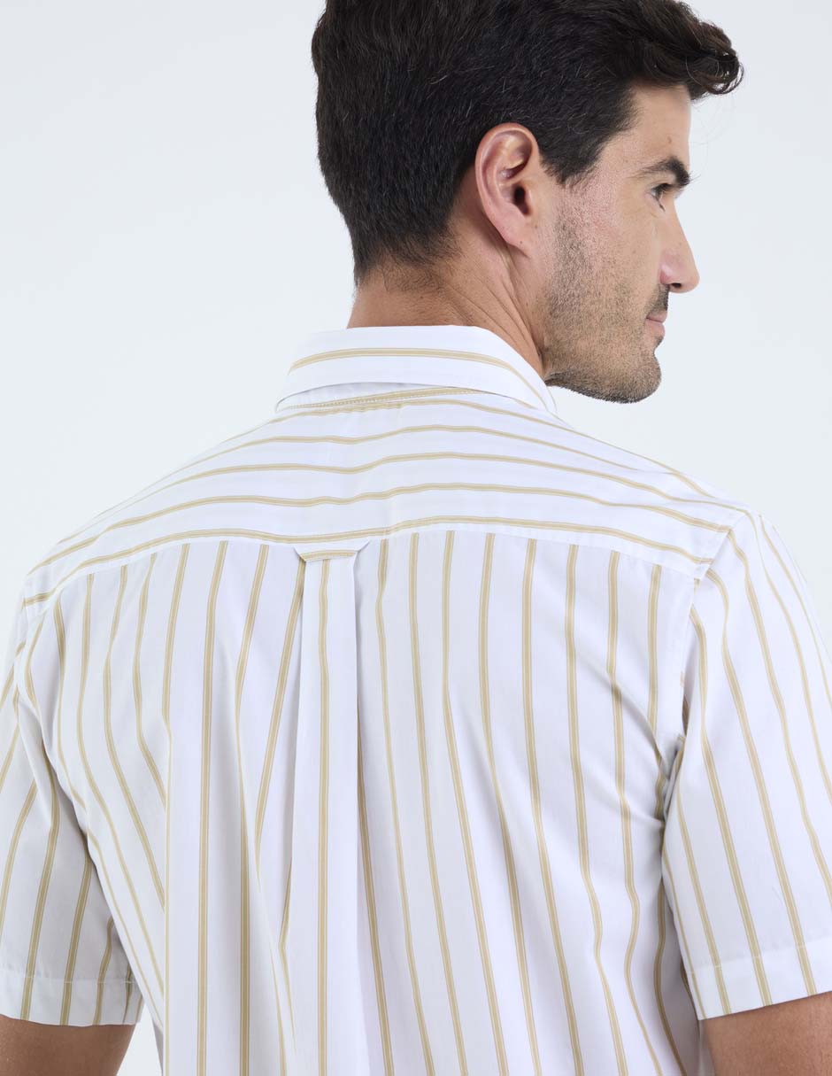 Camisa casual manga larga para hombre 7