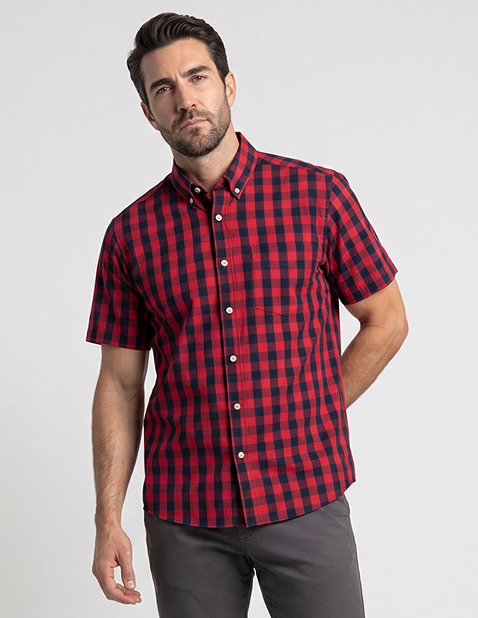 Camisa casual manga corta para hombre Camisa casual manga corta para hombre