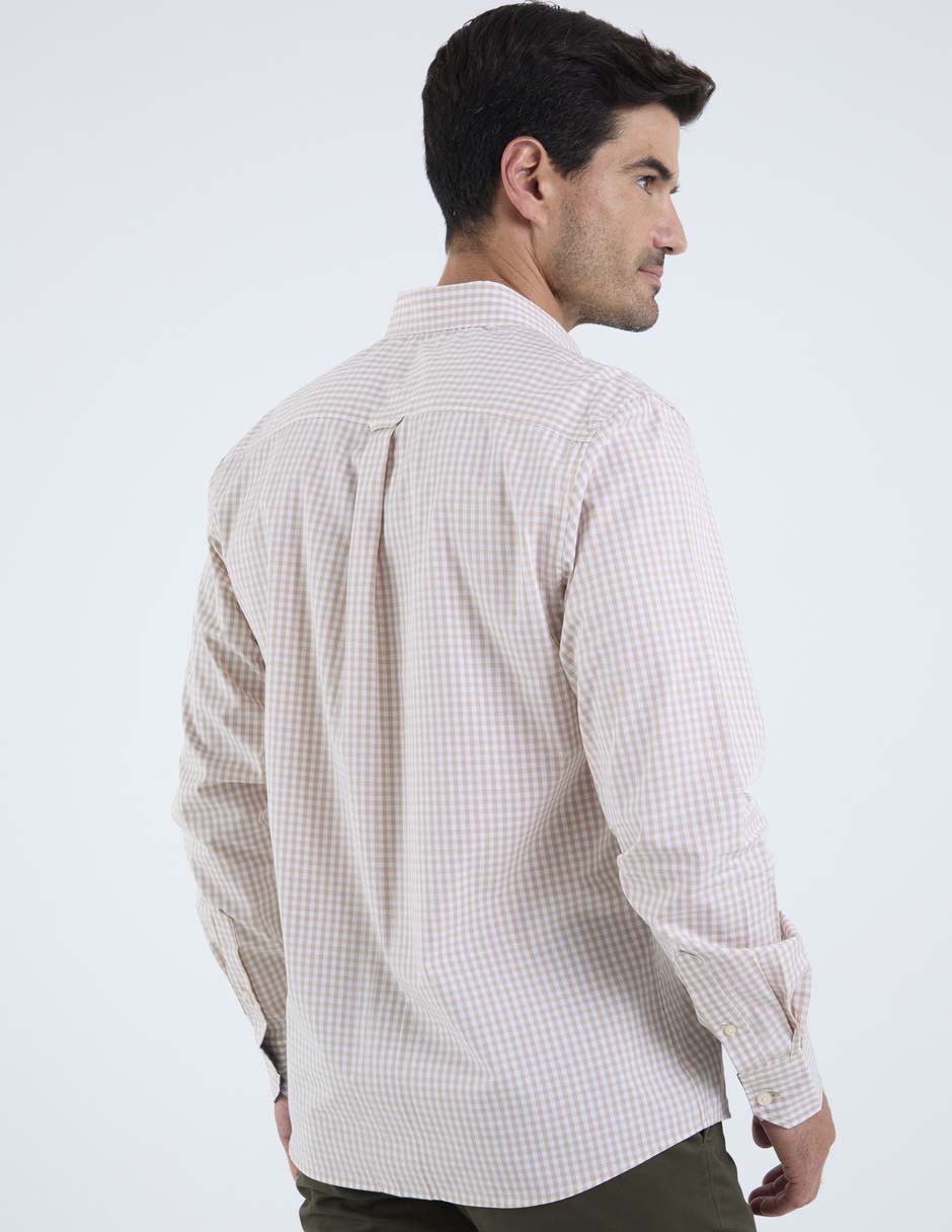 Camisa casual manga larga para hombre 2