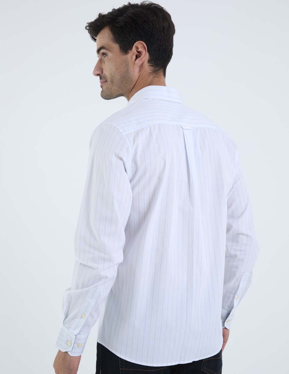 Camisa casual manga larga para hombre 2
