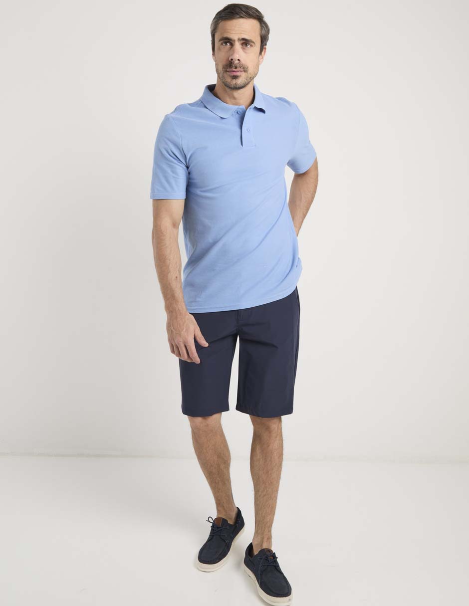 Playera tipo polo weekend para hombre