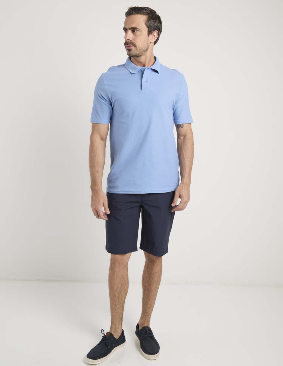 Playera tipo polo weekend para hombre