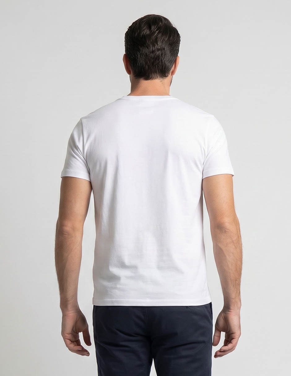 Playera cuello redondo para hombre 2