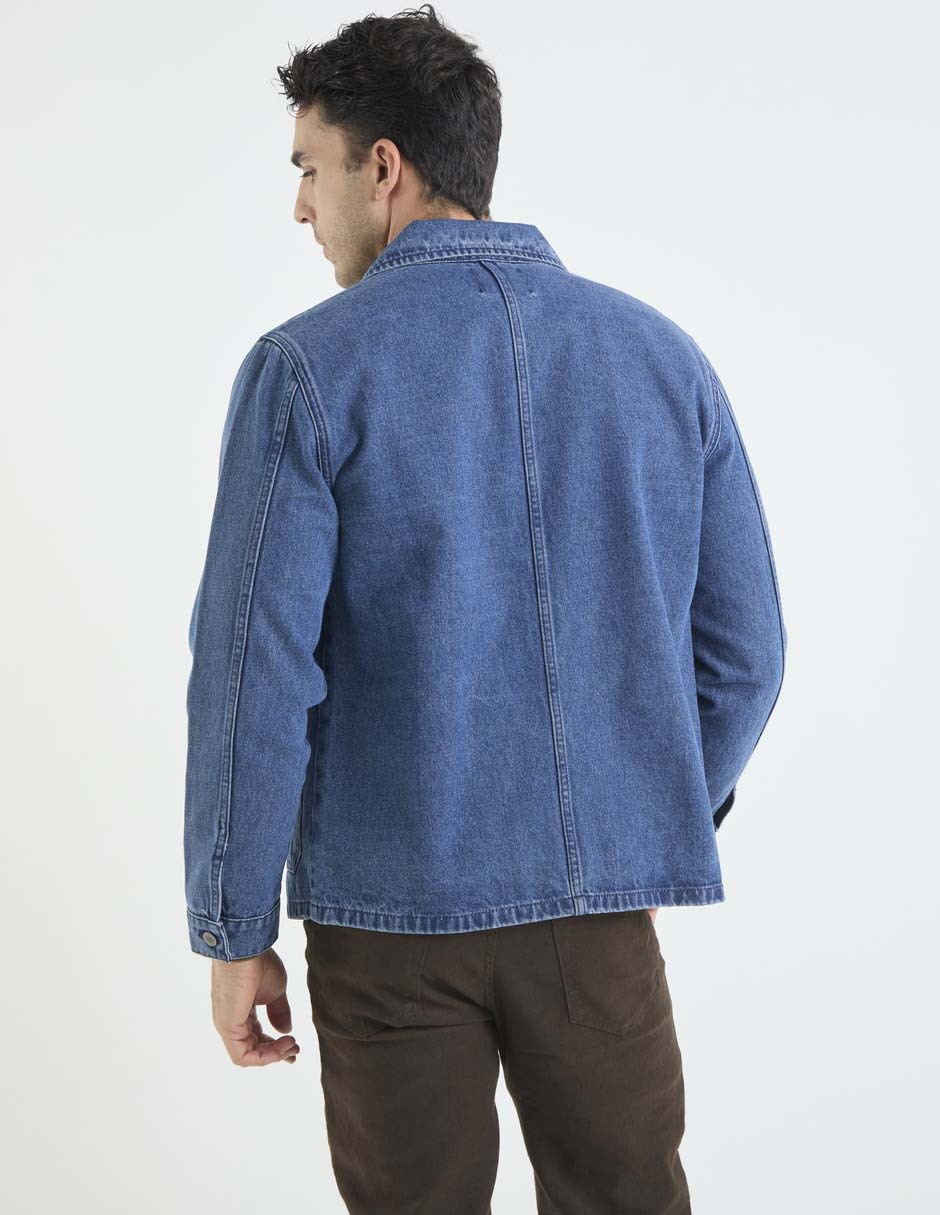 Camisa casual de algodón manga larga para hombre 4