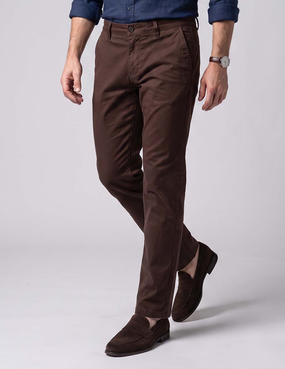 Pantalón casual chino straight para hombre Pantalón casual chino straight para hombre