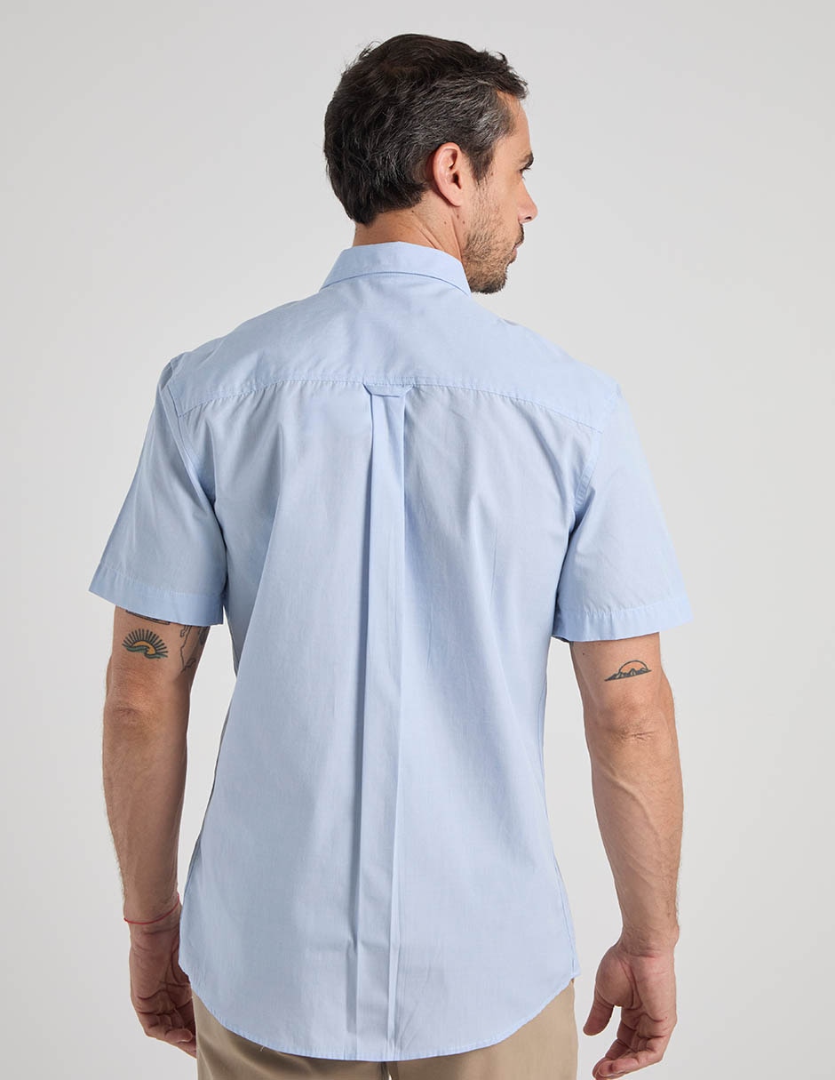 Camisa casual manga corta para hombre 6