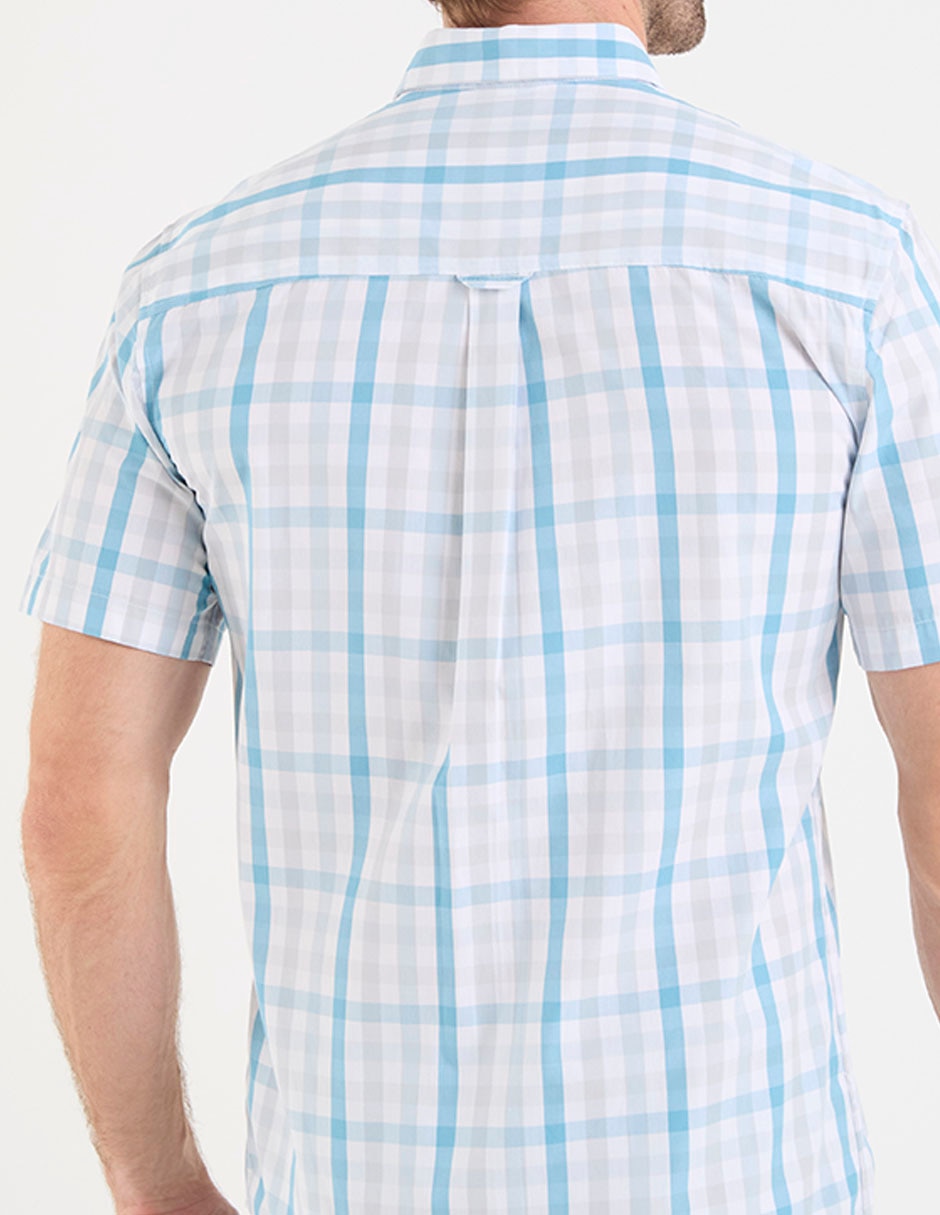 Camisa casual de algodón manga corta para hombre 2