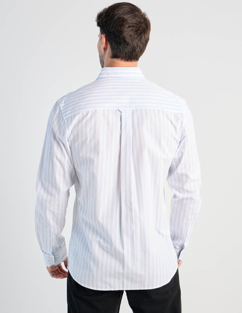 Camisa casual de algodón manga larga para hombre 3