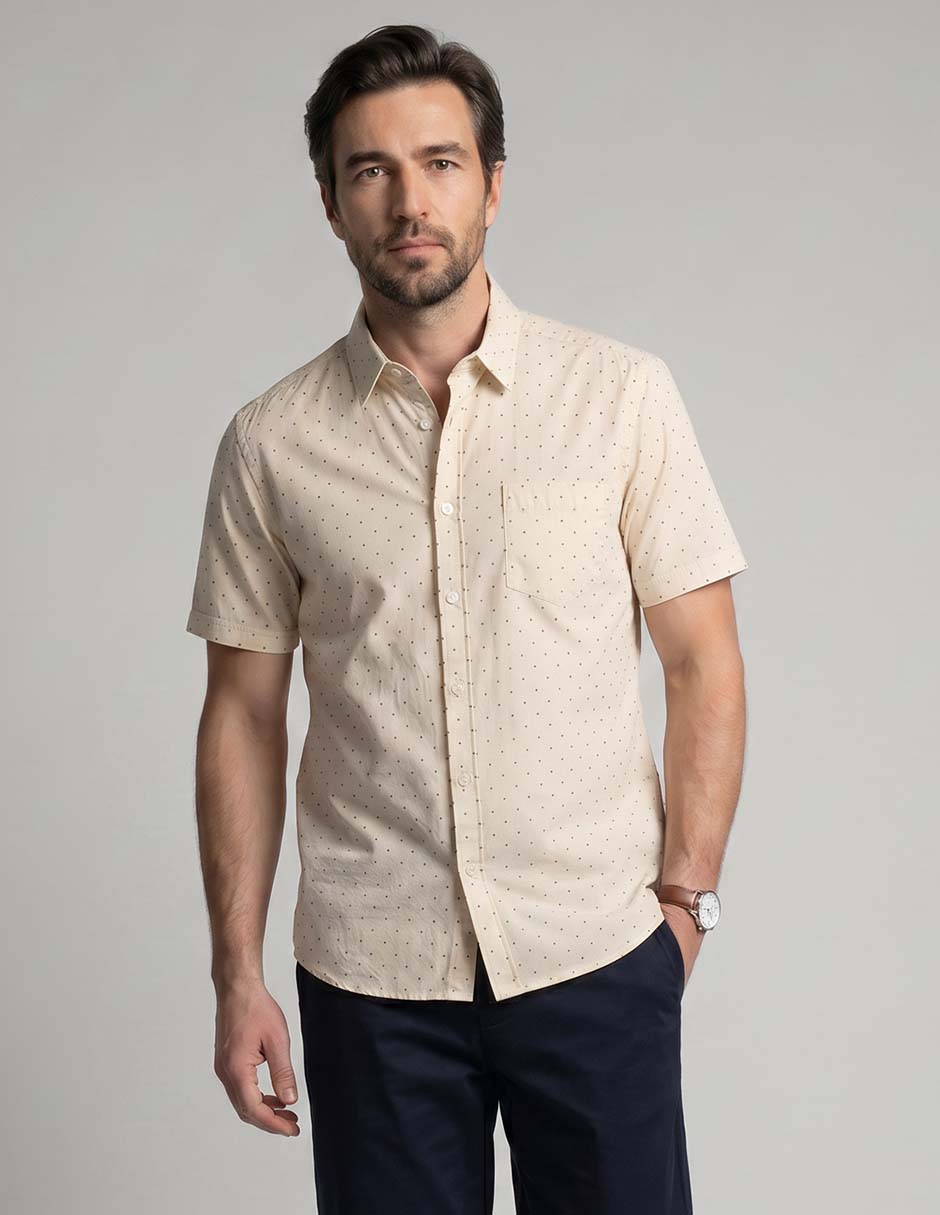 Camisa casual manga corta para hombre Camisa casual manga corta para hombre
