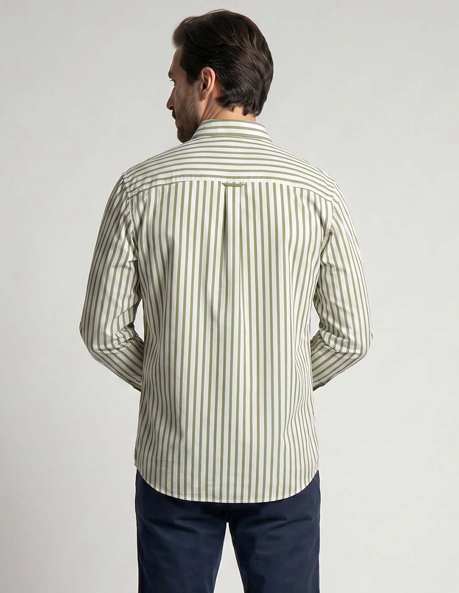Camisa casual manga larga para hombre 3