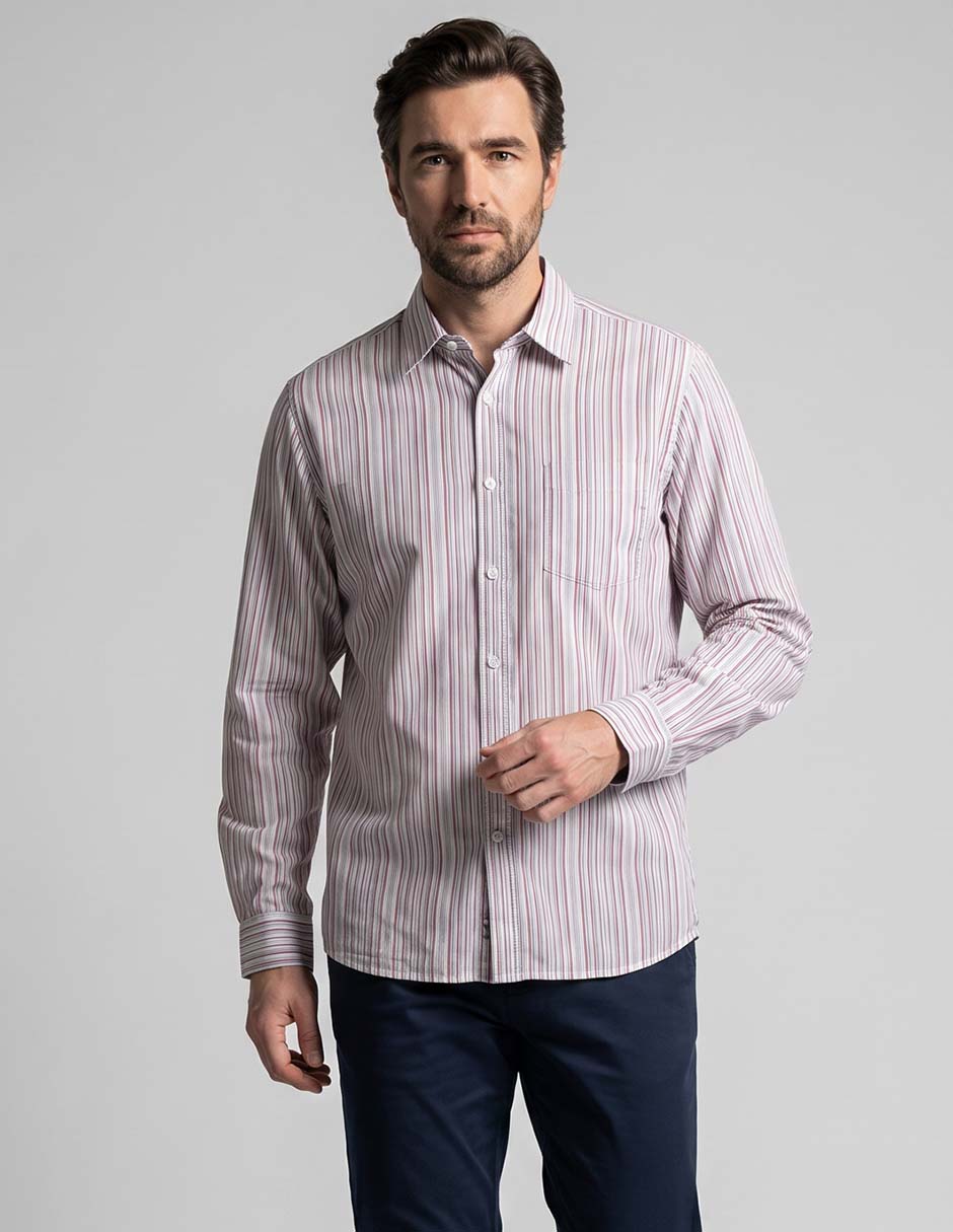 Camisa casual Weekend manga larga para hombre