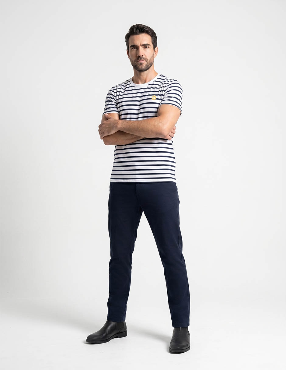 Playera cuello redondo para hombre 2