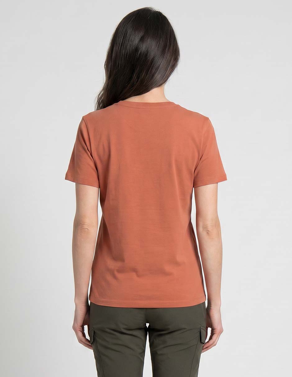 Playera cuello redondo para mujer 4