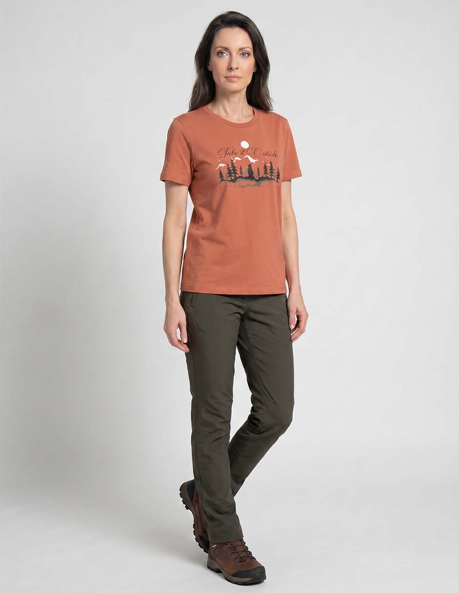 Playera cuello redondo para mujer 3