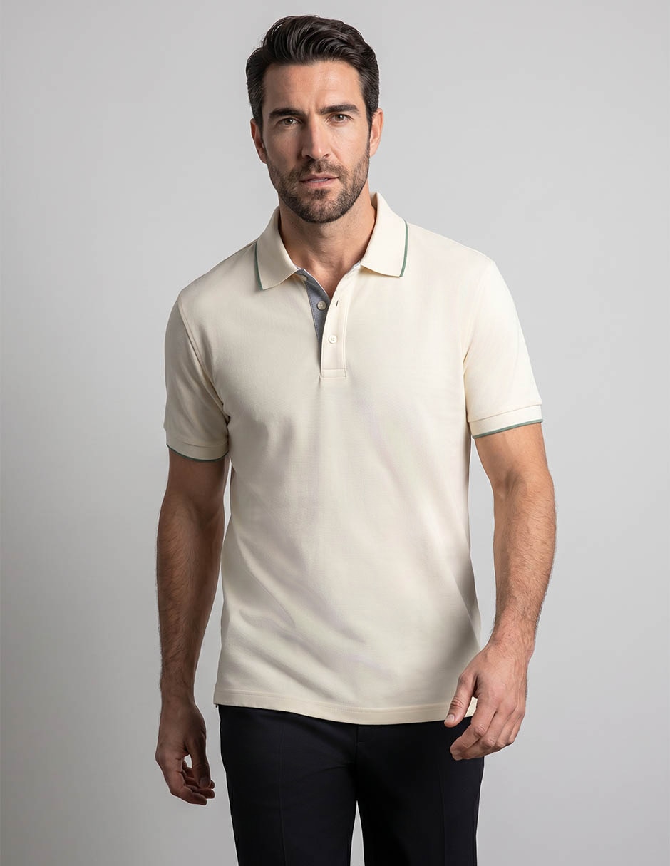 Playera cuello polo para hombre