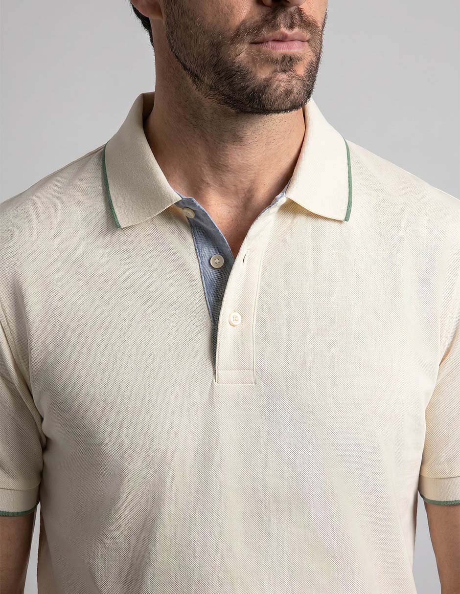 Playera cuello polo para hombre