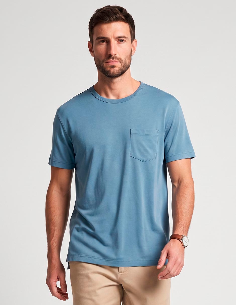 Playera cuello redondo para hombre
