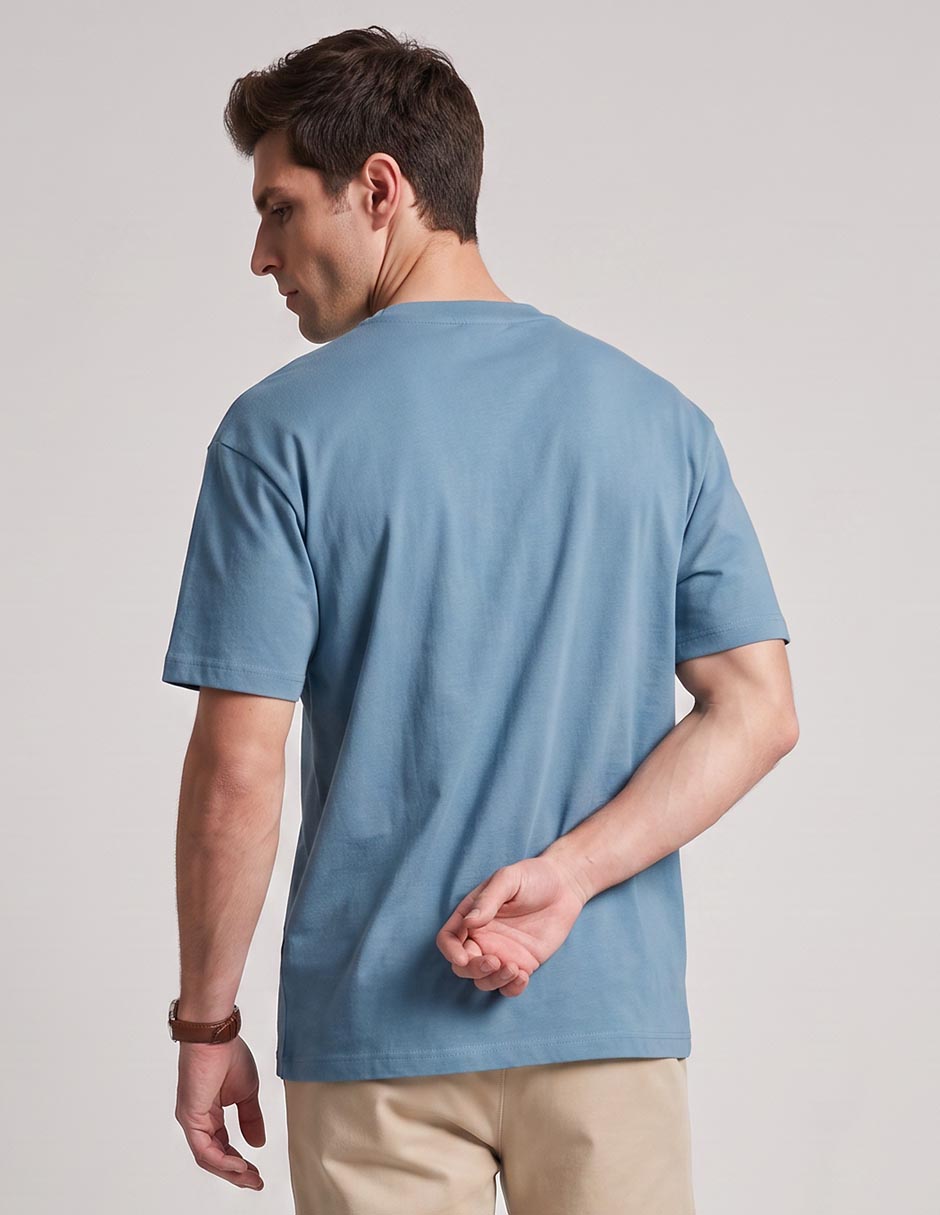 Playera cuello redondo para hombre 4
