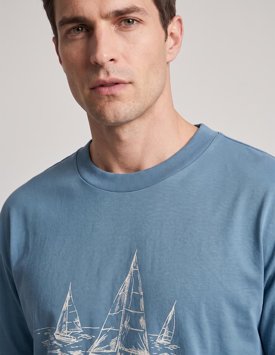 Playera cuello redondo para hombre 2