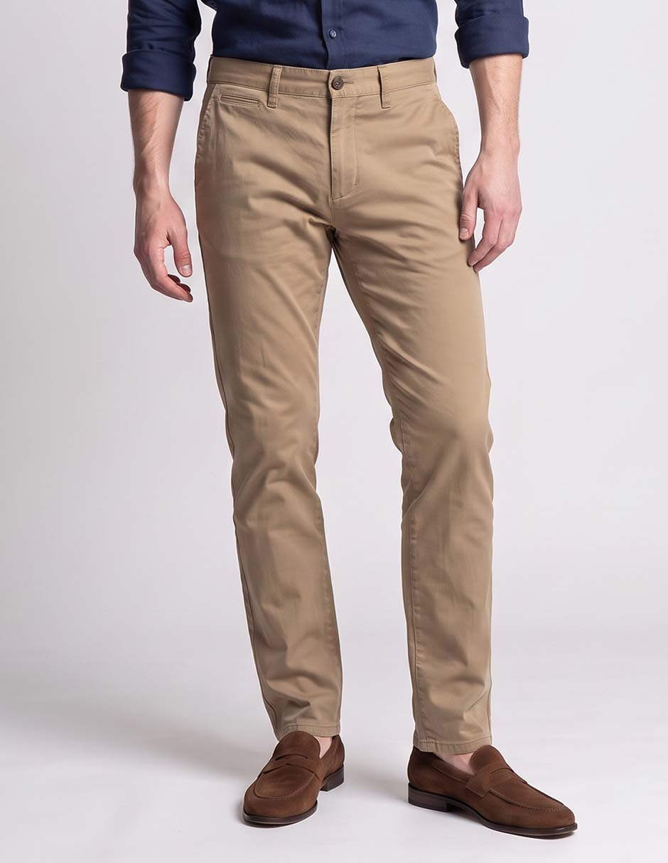 Pantalón chino slim para hombre