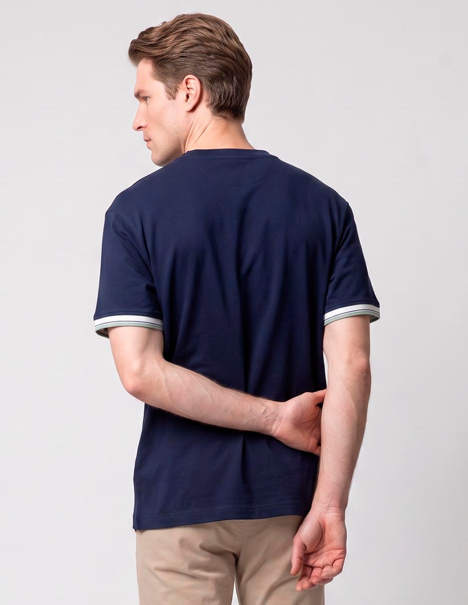 Playera cuello redondo para hombre 4