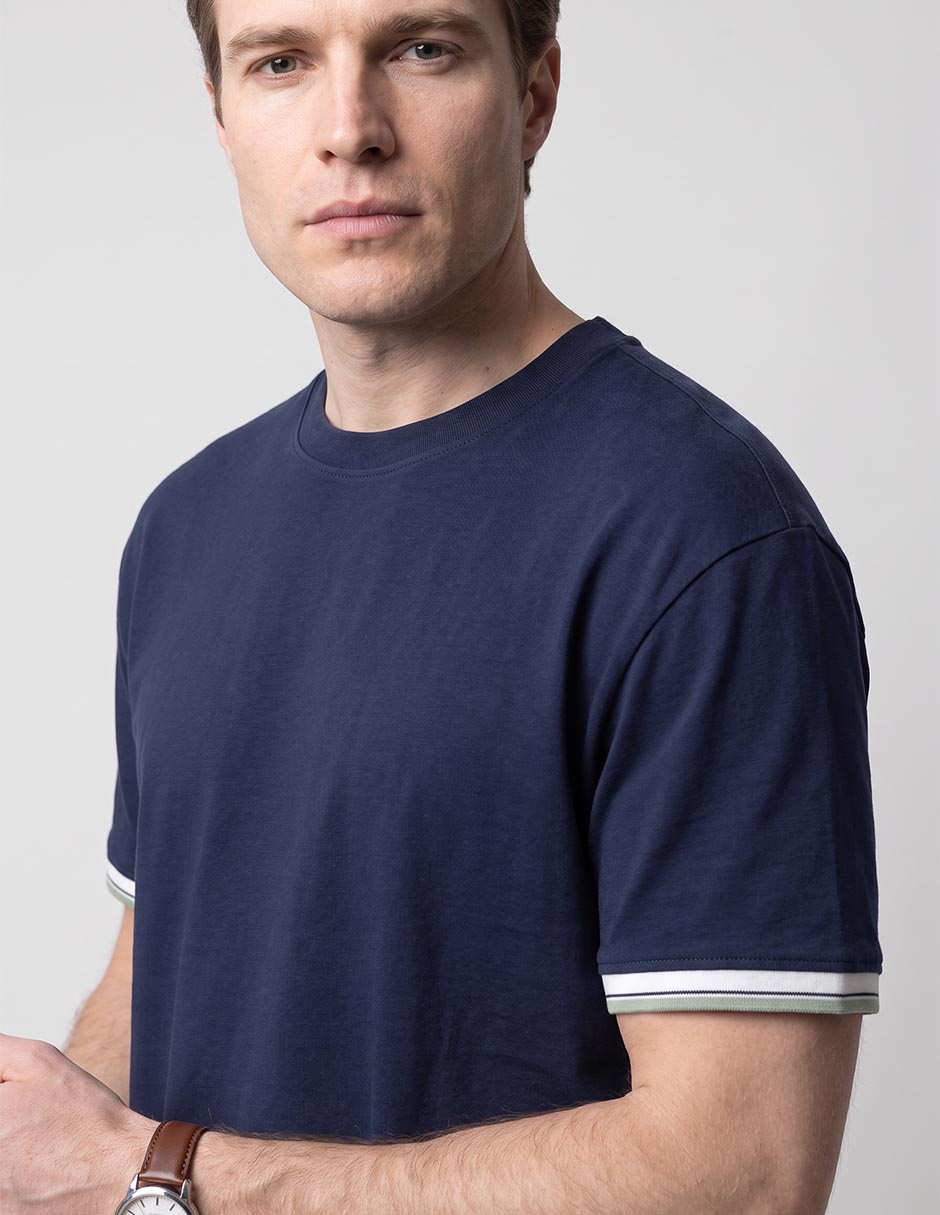 Playera cuello redondo para hombre 2