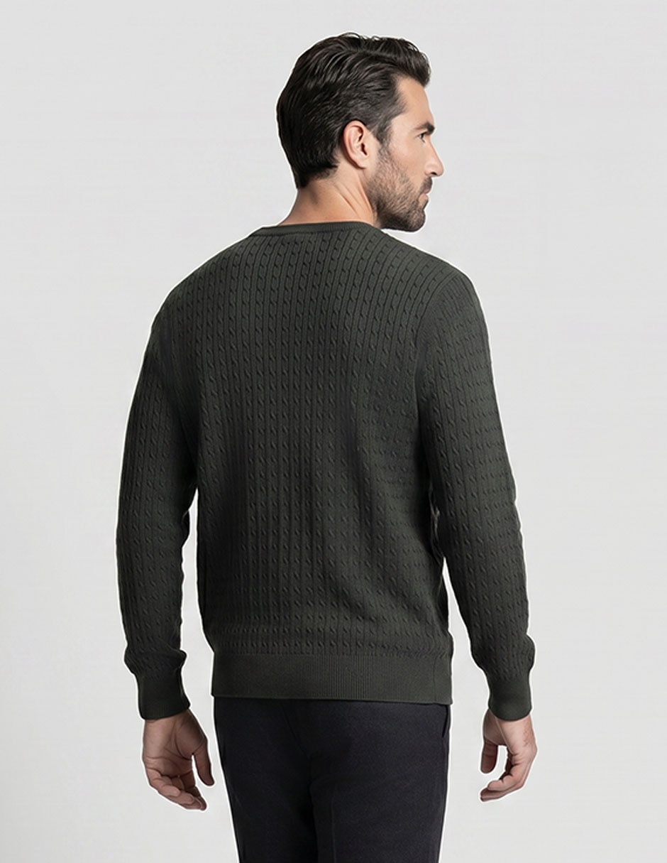 Suéter cuello redondo para hombre 3