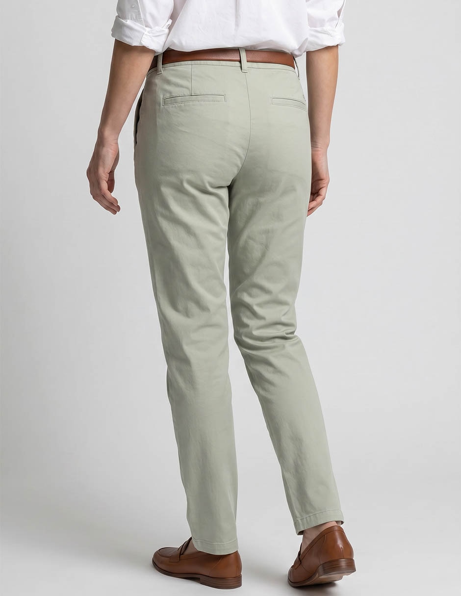 Pantalón casual de vestir recto para hombre 2