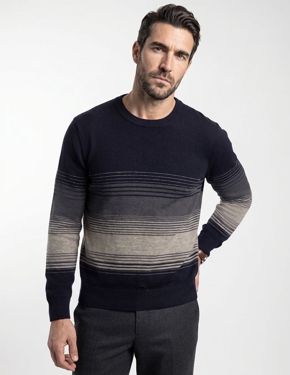 Suéter cuello redondo para hombre Suéter cuello redondo para hombre