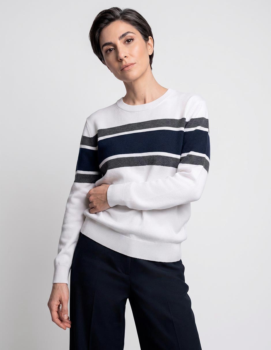 Suéter cuello redondo para hombre