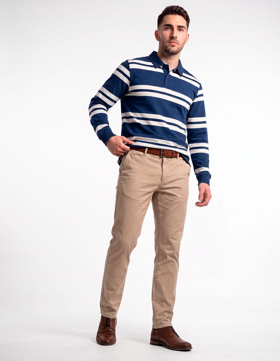 Playera tipo polo para hombre
