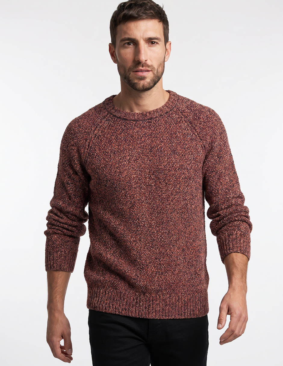Suéter cuello redondo para hombre