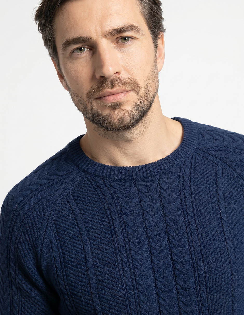 Suéter cuello redondo para hombre 3
