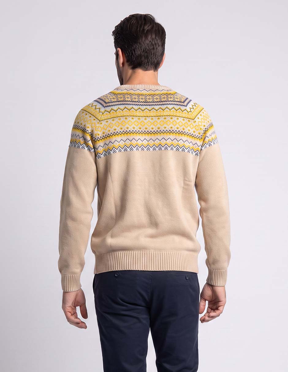 Suéter cuello redondo para hombre 4