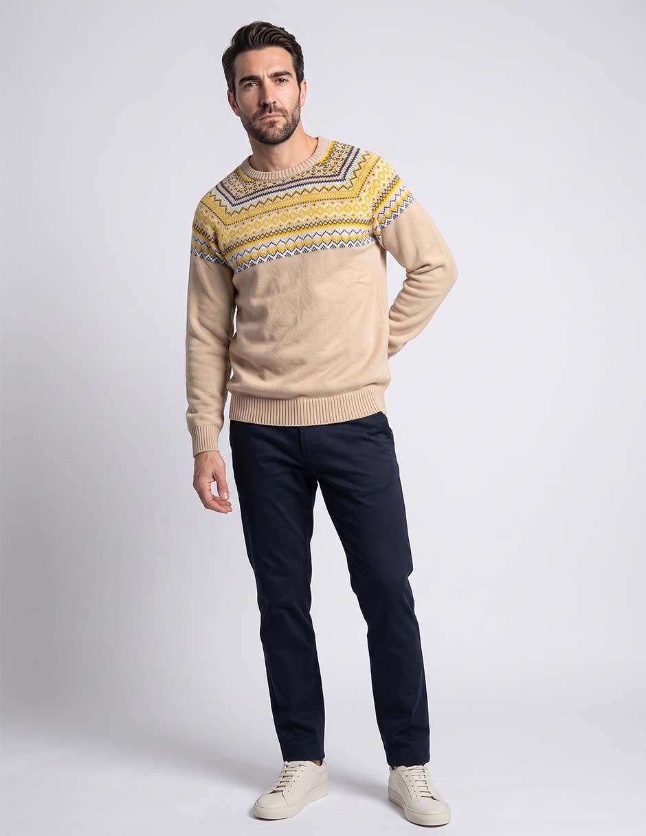 Suéter cuello redondo para hombre 3