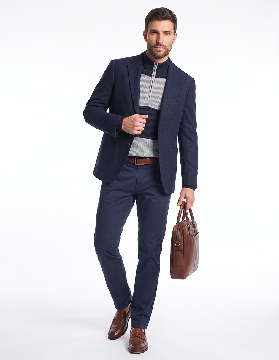 Suéter cuello alto para hombre