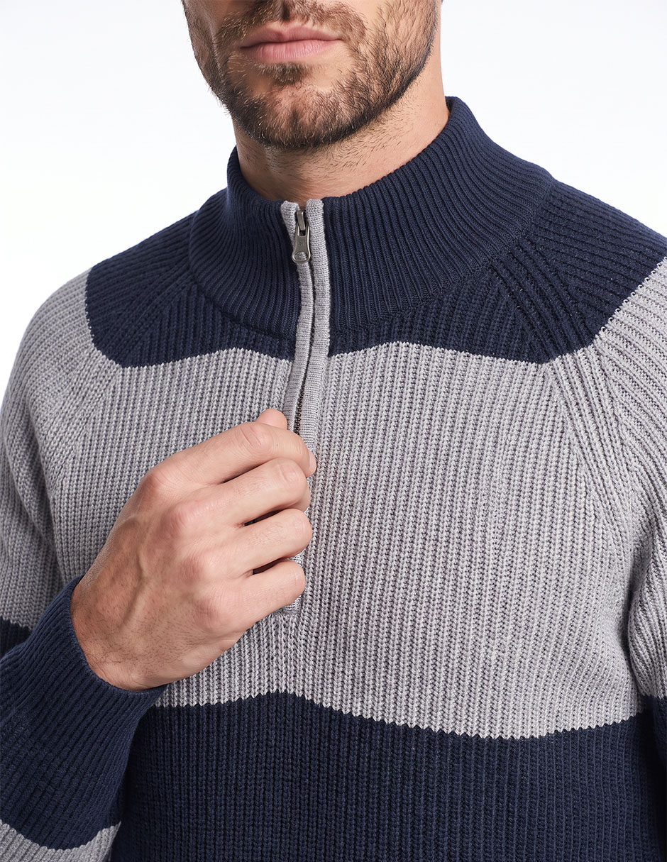 Suéter cuello alto para hombre